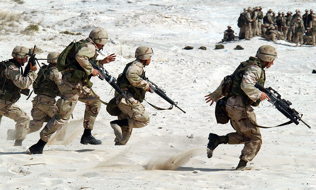 image of military training Exercise